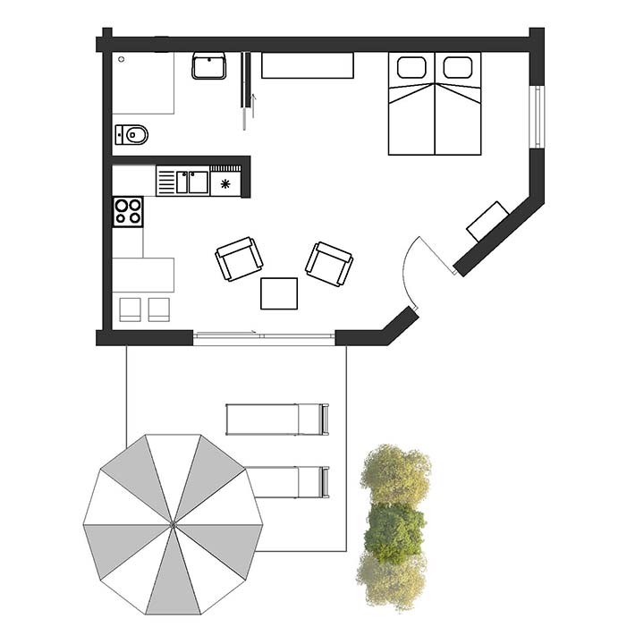 Plan Ferienwohnung Carina